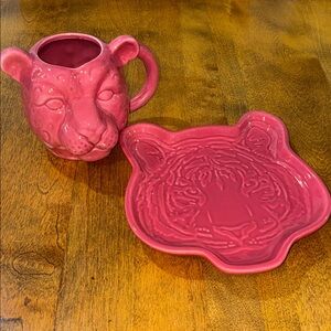 🔥Pink Animal Head Ceramic Set